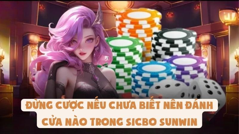 Đừng Cược Nếu Chưa Biết Nên Đánh Cửa Nào Trong Sicbo Sunwin