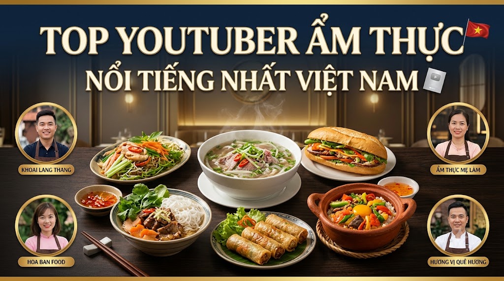 Top YouTuber Ẩm Thực Nổi Tiếng Nhất Việt Nam